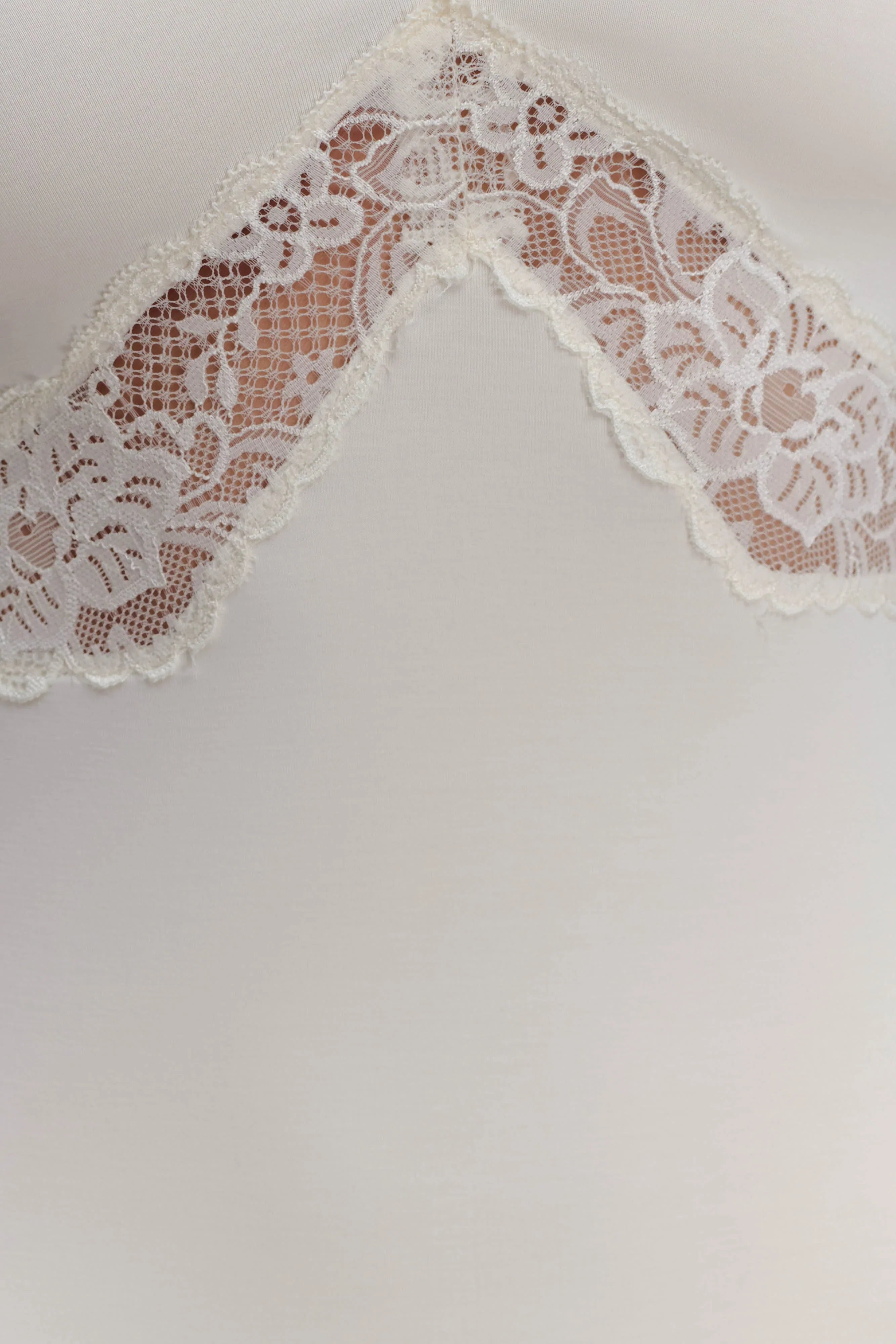 Electra Slinky Lace Mini Dress - Ivory
